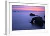 Sunset at Longships Lighthouse-Peter Barritt-Framed Photographic Print