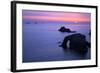 Sunset at Longships Lighthouse-Peter Barritt-Framed Photographic Print