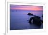 Sunset at Longships Lighthouse-Peter Barritt-Framed Photographic Print