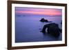 Sunset at Longships Lighthouse-Peter Barritt-Framed Photographic Print