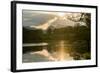 Sunset at Loughrigg Tarn Near Ambleside, Lake District National Park, Cumbria-Alex Treadway-Framed Photographic Print