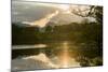 Sunset at Loughrigg Tarn Near Ambleside, Lake District National Park, Cumbria-Alex Treadway-Mounted Photographic Print