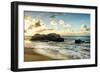 Sunset at Lumahai Beach-Danny Head-Framed Photographic Print