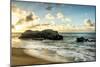 Sunset at Lumahai Beach-Danny Head-Mounted Photographic Print