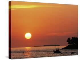 Sunset at Mallory Pier, Key West, Florida, USA-Rob Tilley-Stretched Canvas