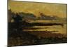 Sunset at Manchester, Massachusetts, from Sandy Hollow, 1877-Willard Leroy Metcalf-Mounted Giclee Print