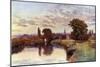 Sunset at Marlow-Alfred Robert Quinton-Mounted Giclee Print