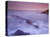 Sunset at Mellon Udrigle, Waves and Rocks, Wester Ross, North West Scotland, United Kingdom, Europe-Neale Clarke-Stretched Canvas