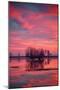 Sunset at Merced Wildlife Area-null-Mounted Photographic Print