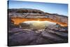 Sunset at Mesa Arch-Berthold Dieckfoss-Stretched Canvas