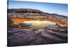 Sunset at Mesa Arch-Berthold Dieckfoss-Stretched Canvas
