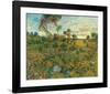 Sunset at Montmajour, 1888-Vincent van Gogh-Framed Giclee Print