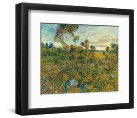 Sunset at Montmajour, 1888-Vincent van Gogh-Framed Giclee Print