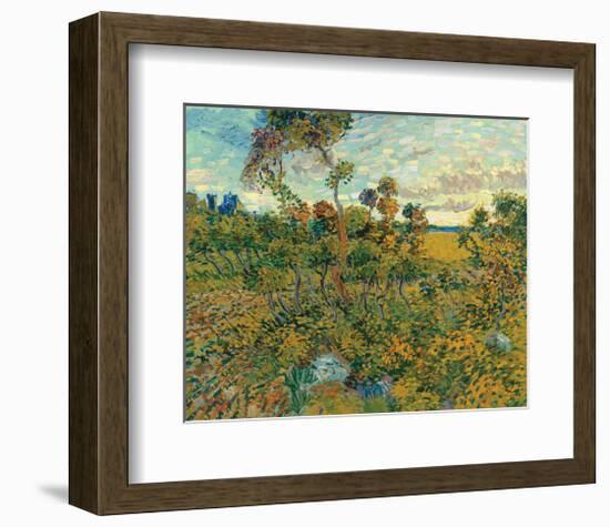 Sunset at Montmajour, 1888-Vincent van Gogh-Framed Giclee Print