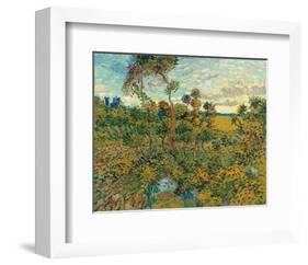 Sunset at Montmajour, 1888-Vincent van Gogh-Framed Giclee Print