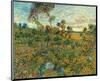 Sunset at Montmajour, 1888-Vincent van Gogh-Mounted Giclee Print