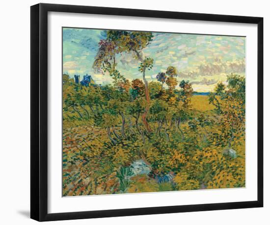 Sunset at Montmajour, 1888-Vincent van Gogh-Framed Giclee Print