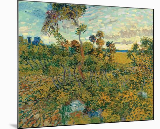 Sunset at Montmajour, 1888-Vincent van Gogh-Mounted Giclee Print