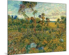 Sunset at Montmajour, 1888-Vincent van Gogh-Mounted Giclee Print