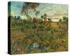 Sunset at Montmajour, 1888-Vincent van Gogh-Stretched Canvas
