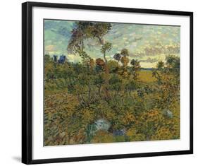 Sunset At Montmajour, 1888-Vincent Van Gogh-Framed Art Print