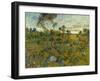 Sunset at Montmajour, 1888-Vincent van Gogh-Framed Giclee Print