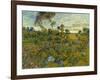 Sunset at Montmajour, 1888-Vincent van Gogh-Framed Giclee Print