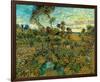 Sunset at Montmajour-Vincent van Gogh-Framed Premium Giclee Print