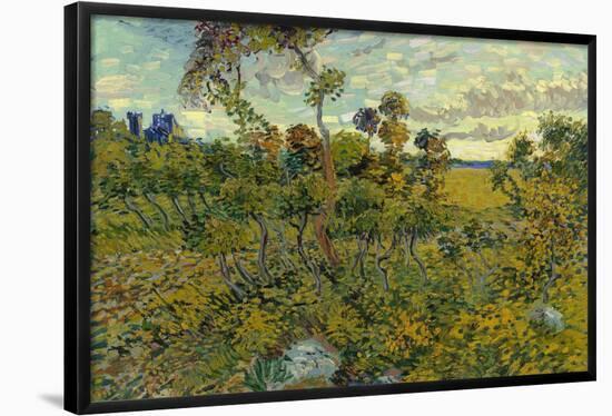 Sunset at Montmajour-Vincent van Gogh-Framed Poster