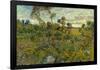 Sunset at Montmajour-Vincent van Gogh-Framed Poster