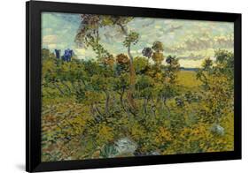 Sunset at Montmajour-Vincent van Gogh-Framed Poster