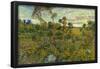 Sunset at Montmajour-Vincent van Gogh-Framed Poster