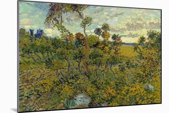 Sunset at Montmajour-Vincent van Gogh-Mounted Poster