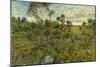 Sunset at Montmajour-Vincent van Gogh-Mounted Poster