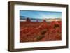 Sunset at Monument Valley, Arizona-lucky-photographer-Framed Photographic Print