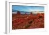 Sunset at Monument Valley, Arizona-lucky-photographer-Framed Photographic Print