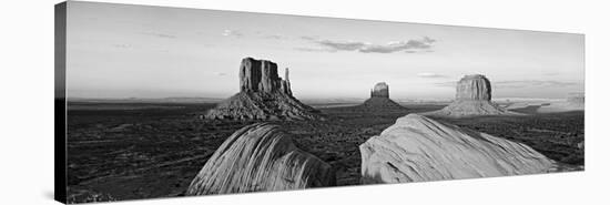 Sunset at Monument Valley, Monument Valley Tribal Park, Utah, USA-null-Stretched Canvas