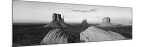 Sunset at Monument Valley, Monument Valley Tribal Park, Utah, USA-null-Mounted Photographic Print