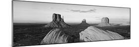 Sunset at Monument Valley, Monument Valley Tribal Park, Utah, USA-null-Mounted Photographic Print