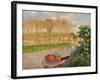 Sunset at Moret-Sur-Loing, 1901-Camille Pissarro-Framed Giclee Print