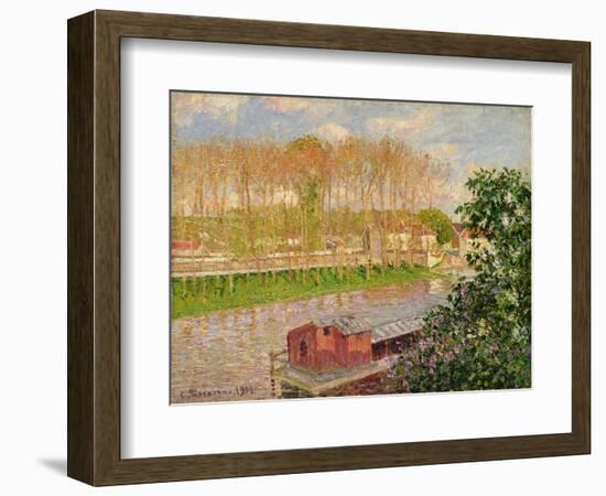 Sunset at Moret-Sur-Loing, 1901-Camille Pissarro-Framed Giclee Print