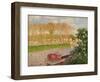 Sunset at Moret-Sur-Loing, 1901-Camille Pissarro-Framed Giclee Print