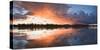 Sunset at Mouth of Androscoggin River and Magalloway River at Lake Umbagog, New Hampshire, USA-Huntstock-Stretched Canvas