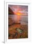 Sunset at Na Pali Coast, Kauai Hawaii-Vincent James-Framed Photographic Print