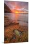 Sunset at Na Pali Coast, Kauai Hawaii-Vincent James-Mounted Photographic Print