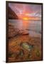 Sunset at Na Pali Coast, Kauai Hawaii-Vincent James-Framed Photographic Print