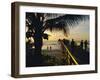 Sunset at Naples Pier, Florida, USA-Fraser Hall-Framed Photographic Print