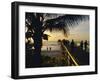 Sunset at Naples Pier, Florida, USA-Fraser Hall-Framed Photographic Print