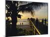 Sunset at Naples Pier, Florida, USA-Fraser Hall-Mounted Photographic Print