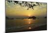 Sunset at Nipah Bay and Coral Island, Pulau Pangkor (Pangkor Island), Perak, Malaysia, Asia-Jochen Schlenker-Mounted Photographic Print